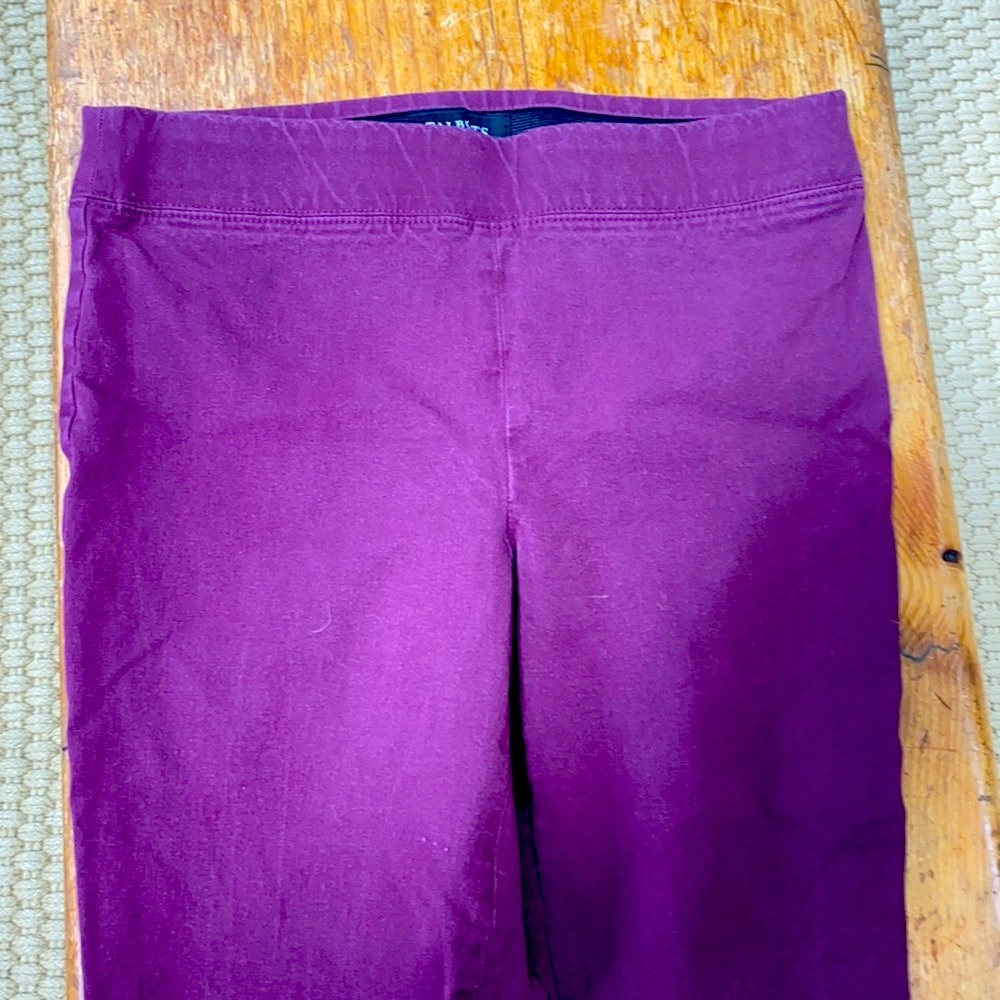 Talbots Maroon Jeggings Skinny Ankle